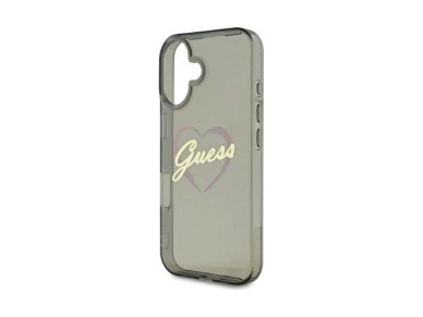 Guess IML Heart iPhone 16 Case - Black Guess IML Heart iPhone 16 Case - Black