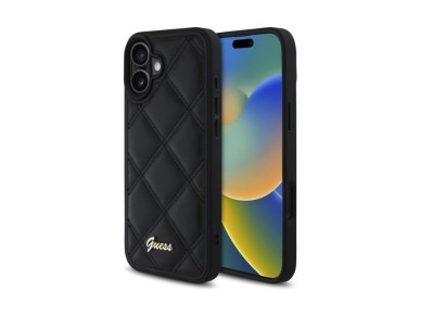 Guess New 4G Triangle case for iPhone 16 - black Guess New 4G Triangle case for iPhone 16 - black