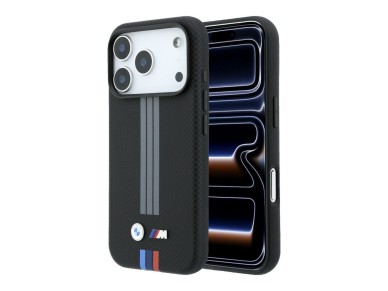 Funda BMW M Quadrille Kevlar Anthracite & Tricolor Print Lines MagSafe para iPhone 18 Pro Max / 17 P Funda BMW M Quadrille Kevlar Anthracite & Tricolor Print Lines MagSafe para iPhone 18 Pro Max / 17 P