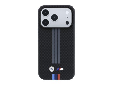 Funda BMW M Quadrille Kevlar Anthracite & Tricolor Print Lines MagSafe para iPhone 18 Pro Max / 17 P Funda BMW M Quadrille Kevlar Anthracite & Tricolor Print Lines MagSafe para iPhone 18 Pro Max / 17 P