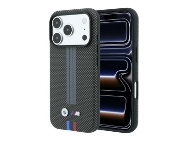 Funda BMW M Quadrille Kevlar con estampado tricolor y MagSafe para iPhone 18 Pro Max / 17 Pro Max - Funda BMW M Quadrille Kevlar con estampado tricolor y MagSafe para iPhone 18 Pro Max / 17 Pro Max -
