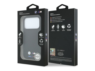 Funda BMW M Quadrille Kevlar Tricolor con logotipo metálico y MagSafe para iPhone 17 Pro Max / 18 Pr Funda BMW M Quadrille Kevlar Tricolor con logotipo metálico y MagSafe para iPhone 17 Pro Max / 18 Pr