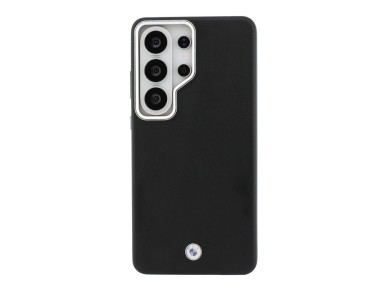 Capa MagSafe com logótipo metálico BMW para Samsung Galaxy S26 Ultra - Preta Capa MagSafe com logótipo metálico BMW para Samsung Galaxy S26 Ultra - Preta