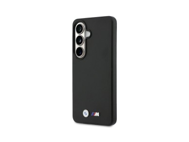 Capa MagSafe com logótipo BMW M em metal para Samsung Galaxy S26 - Preta Capa MagSafe com logótipo BMW M em metal para Samsung Galaxy S26 - Preta