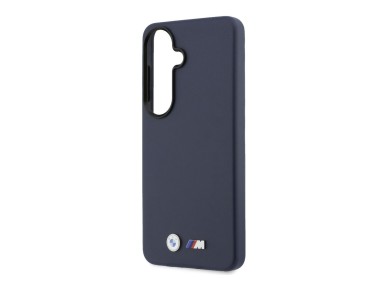 Capa MagSafe com logótipo BMW M em metal para Samsung Galaxy S26 - Azul Marinho Capa MagSafe com logótipo BMW M em metal para Samsung Galaxy S26 - Azul Marinho