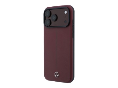 Funda semi envolvente de piel Mercedes Iconic Line MagSafe para iPhone 18 Pro Max / 17 Pro Max - col Funda semi envolvente de piel Mercedes Iconic Line MagSafe para iPhone 18 Pro Max / 17 Pro Max - col