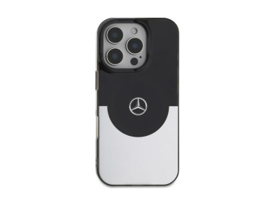 Mercedes Double Layer BiColor MagSafe case for iPhone 16 Pro Max - silver Mercedes Double Layer BiColor MagSafe case for iPhone 16 Pro Max - silver