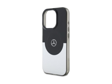 Mercedes Double Layer BiColor MagSafe case for iPhone 16 Pro Max - silver Mercedes Double Layer BiColor MagSafe case for iPhone 16 Pro Max - silver