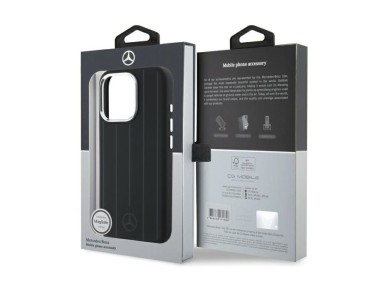 Capa MagSafe Mercedes em silicone com riscas verticais em tons sobre tons para iPhone 16 Pro Max - P Capa MagSafe Mercedes em silicone com riscas verticais em tons sobre tons para iPhone 16 Pro Max - P