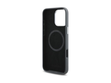 Funda Mercedes de silicona con rayas verticales tonales y MagSafe para iPhone 16 Pro Max - Gris Funda Mercedes de silicona con rayas verticales tonales y MagSafe para iPhone 16 Pro Max - Gris