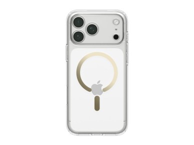 Spigen Ultra Hybrid Mag MagSafe Case for iPhone 18 Pro / 17 Pro - Transparent Gold