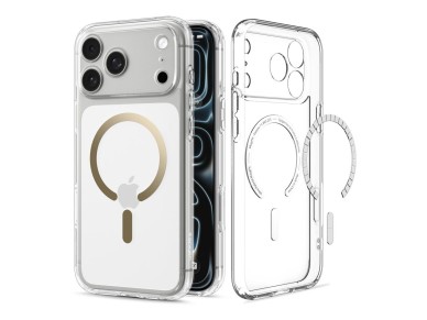 Spigen Ultra Hybrid Mag MagSafe Case for iPhone 18 Pro / 17 Pro - Transparent Gold