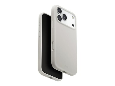 Uniq Lino iPhone 17 Pro Max Magclick Charging Case - Gray Uniq Lino iPhone 17 Pro Max Magclick Charging Case - Gray