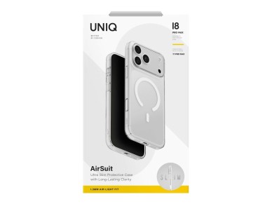 Uniq Airsuit Magclick Charging Case for iPhone 18 Pro Max / 17 Pro Max - Transparent Uniq Airsuit Magclick Charging Case for iPhone 18 Pro Max / 17 Pro Max - Transparent