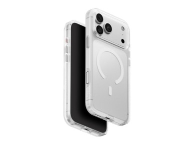 Funda de carga Uniq Clario Magclick para iPhone 18 Pro Max / 17 Pro Max - Transparente