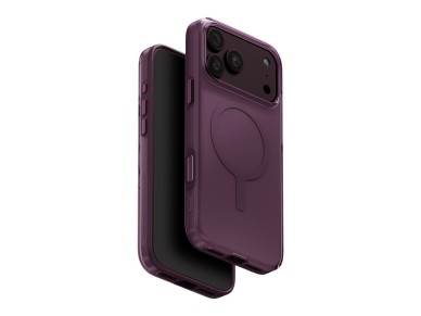 Capa ecológica Uniq Clario Magclick Charging para iPhone 18 Pro Max/17 Pro Max - roxa Capa ecológica Uniq Clario Magclick Charging para iPhone 18 Pro Max/17 Pro Max - roxa