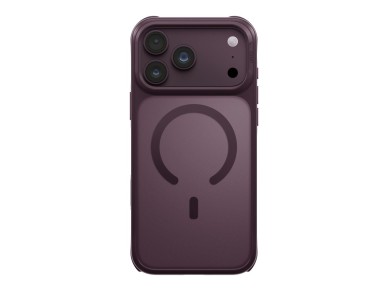 Capa de carregamento Uniq Veren Magclick para iPhone 18 Pro Max/17 Pro Max - bordeaux