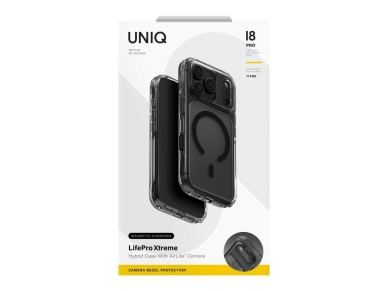 Capa Uniq Lifepro Xtreme para iPhone 18 Pro / 17 Pro - Preta Capa Uniq Lifepro Xtreme para iPhone 18 Pro / 17 Pro - Preta