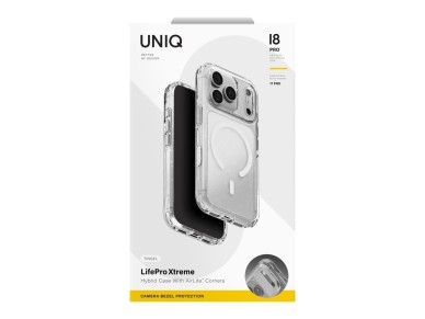 Uniq LifePro Xtreme Magclick Charging Case for iPhone 18 Pro / 17 Pro - Clear Glitter Uniq LifePro Xtreme Magclick Charging Case for iPhone 18 Pro / 17 Pro - Clear Glitter