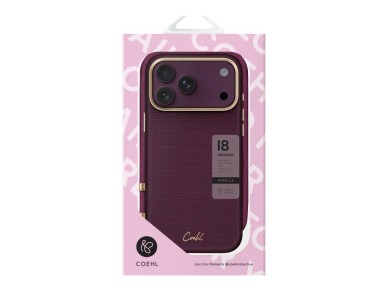 Uniq Coehl Mirelle Magnetic Charging Case for iPhone 18 Pro Max / 17 Pro Max - Burgundy Uniq Coehl Mirelle Magnetic Charging Case for iPhone 18 Pro Max / 17 Pro Max - Burgundy