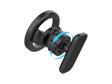 Suporte Magnetico Dupla Face para Telemovel Techancy TI2349, Imanes N52, Rotacao 360 Graus, Dobravel