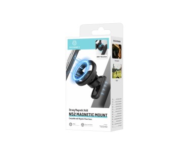 Suporte Magnetico Dupla Face para Telemovel Techancy TI2349, Imanes N52, Rotacao 360 Graus, Dobravel