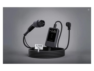 Cargador port�til para veh�culos el�ctricos de 3kW y cable de 15m