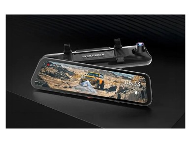 C�mara de isqueiro WOLFBOX G900TriPro com Wi-Fi, resolu��o 4K + 2,5K