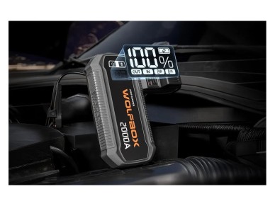 WOLFBOX MegaVolt 12 16.000 mAh 2.000 A Jump Starter WOLFBOX MegaVolt 12 16.000 mAh 2.000 A Jump Starter
