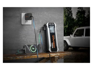 Arrancador de bater�a WOLFBOX MegaVolt 24 de 24.000 mAh y 4.000 A
