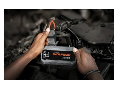 WOLFBOX MegaVolt 12 16,000 mAh 2,000 A Jump Starter WOLFBOX MegaVolt 12 16,000 mAh 2,000 A Jump Starter