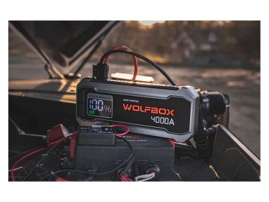 Arrancador de bater�a WOLFBOX MegaVolt 24 de 24.000 mAh y 4.000 A