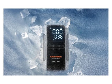 Arrancador de bater�a WOLFBOX MegaVolt 24 Air de 24.000 mAh y 4.000 A