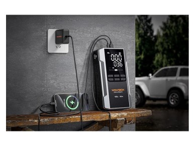 Arrancador de bater�a WOLFBOX MegaVolt 24 Air de 24.000 mAh y 4.000 A