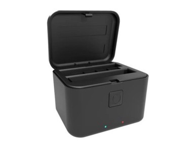 Estuche de carga Puluz para Insta360 X5 (Negro)