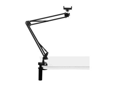 Suporte para transmiss�o em direto Puluz com suporte para telem�vel (preto)