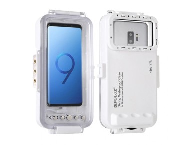 Capa � prova de �gua Puluz (45 m) para smartphones USB-C para fotografias e v�deos subaqu�ticos (bra