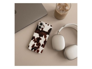 Tech-Protect Lamano MagSafe case for iPhone 17 - brown and white Tech-Protect Lamano MagSafe case for iPhone 17 - brown and white