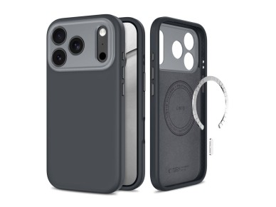 Capa Tech-Protect Uniq MagSafe CC para iPhone 18 Pro/17 Pro - grafite