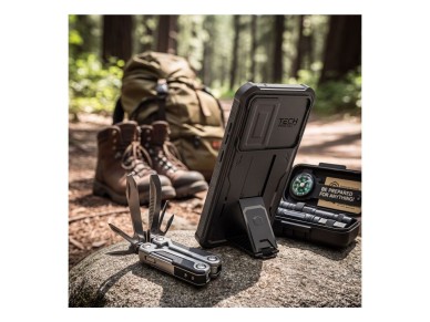 Funda Tech-Protect Kevlar Cam+ (juego de 2) para Samsung Galaxy A27 - Negra