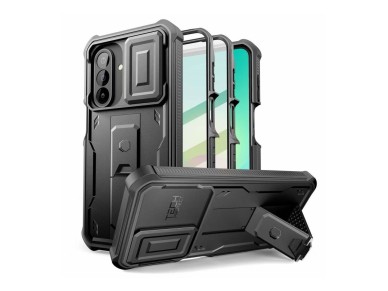 Funda Tech-Protect Kevlar Cam+ (juego de 2) para Samsung Galaxy A27 - Negra