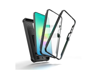 Funda Tech-Protect Kevlar Cam+ (juego de 2) para Samsung Galaxy A27 - Negra