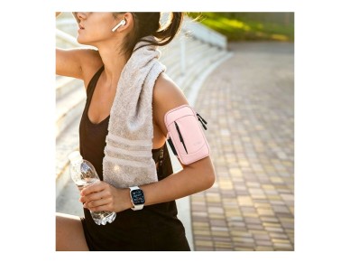 Brazalete deportivo universal Tech-Protect M6 - Rosa Brazalete deportivo universal Tech-Protect M6 - Rosa