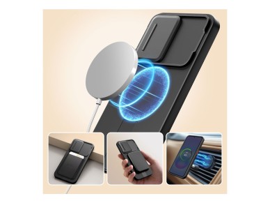 Capa Tech-Protect Kevlar Aura MagSafe para Samsung Galaxy A57 - Preto e Laranja Capa Tech-Protect Kevlar Aura MagSafe para Samsung Galaxy A57 - Preto e Laranja