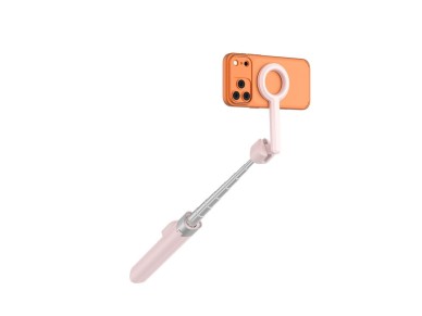Tech-Protect L10S Bluetooth Selfie Stick - Pink Gray Tech-Protect L10S Bluetooth Selfie Stick - Pink Gray