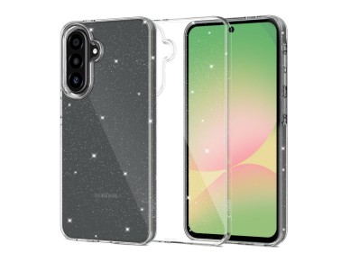 Funda Tech-Protect FlexAir para Samsung Galaxy A27 5G - Transparente con purpurina Funda Tech-Protect FlexAir para Samsung Galaxy A27 5G - Transparente con purpurina