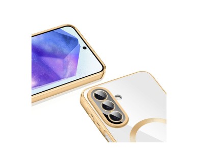 Tech-Protect MagFlex MagSafe Case for Samsung Galaxy A27 5G - Transparent Gold Tech-Protect MagFlex MagSafe Case for Samsung Galaxy A27 5G - Transparent Gold