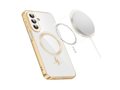 Tech-Protect MagFlex MagSafe Case for Samsung Galaxy A27 5G - Transparent Gold Tech-Protect MagFlex MagSafe Case for Samsung Galaxy A27 5G - Transparent Gold