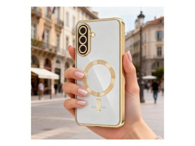 Tech-Protect MagFlex MagSafe Case for Samsung Galaxy A27 5G - Transparent Gold Tech-Protect MagFlex MagSafe Case for Samsung Galaxy A27 5G - Transparent Gold