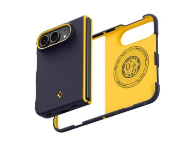 Spigen Nano Pop MagSafe iPhone Duo Case - Navy Blue and Yellow Spigen Nano Pop MagSafe iPhone Duo Case - Navy Blue and Yellow